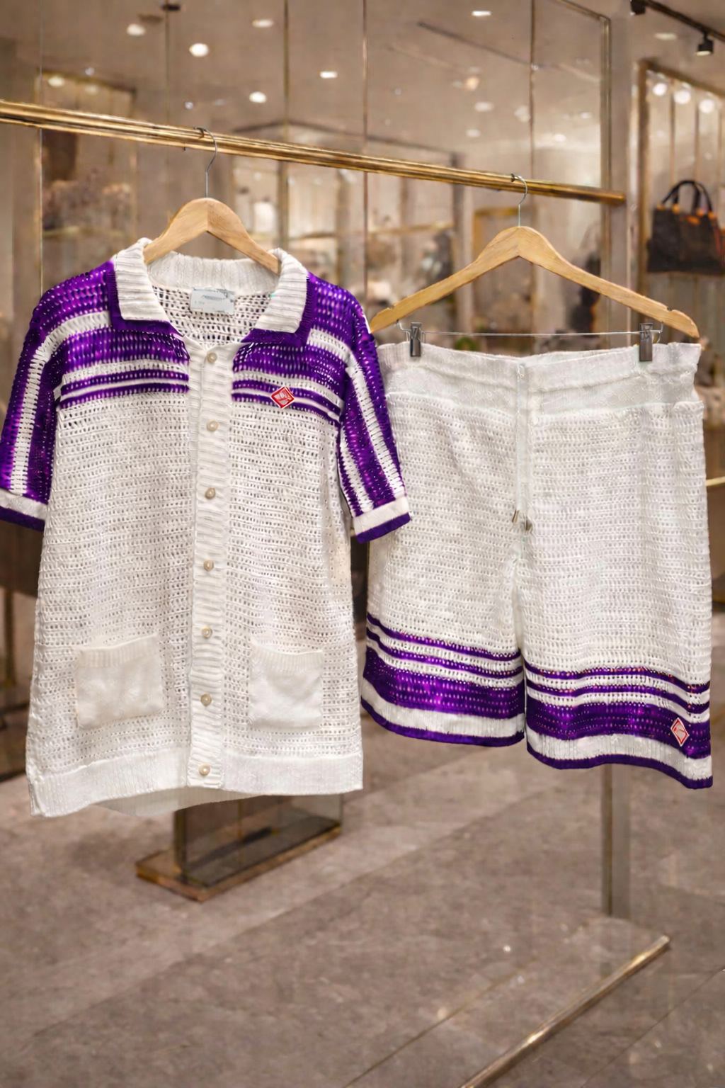 Conjunto Casablanca em algodão leve: Camisola + Calças