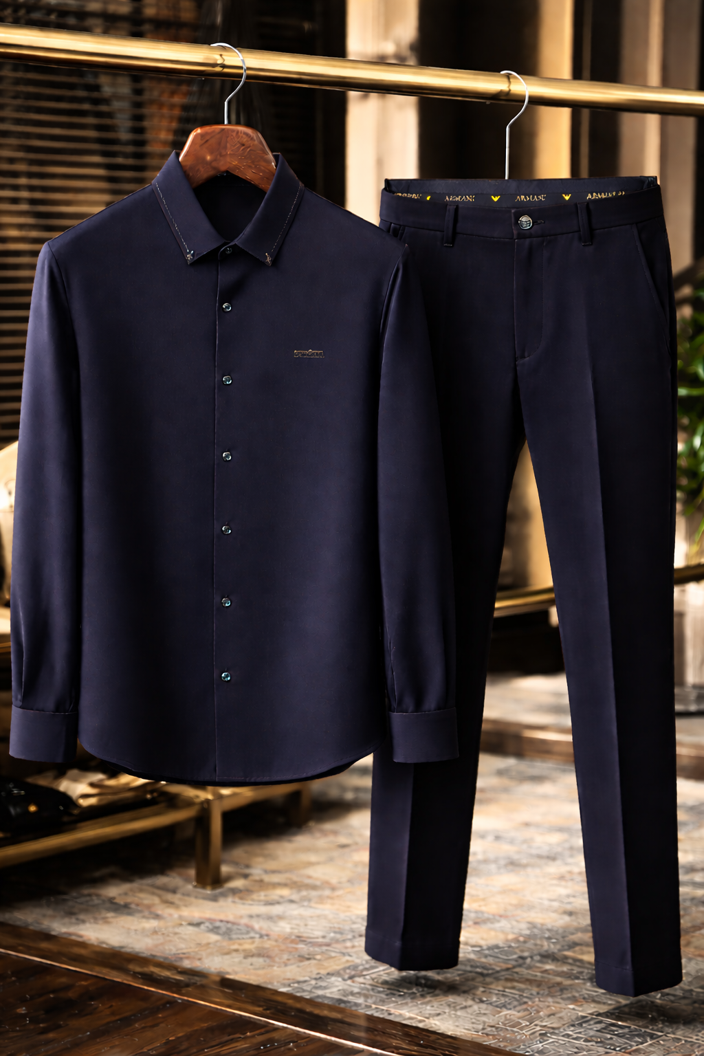 Conjunto Armani elegante, edição limitada: Camisola + Calças