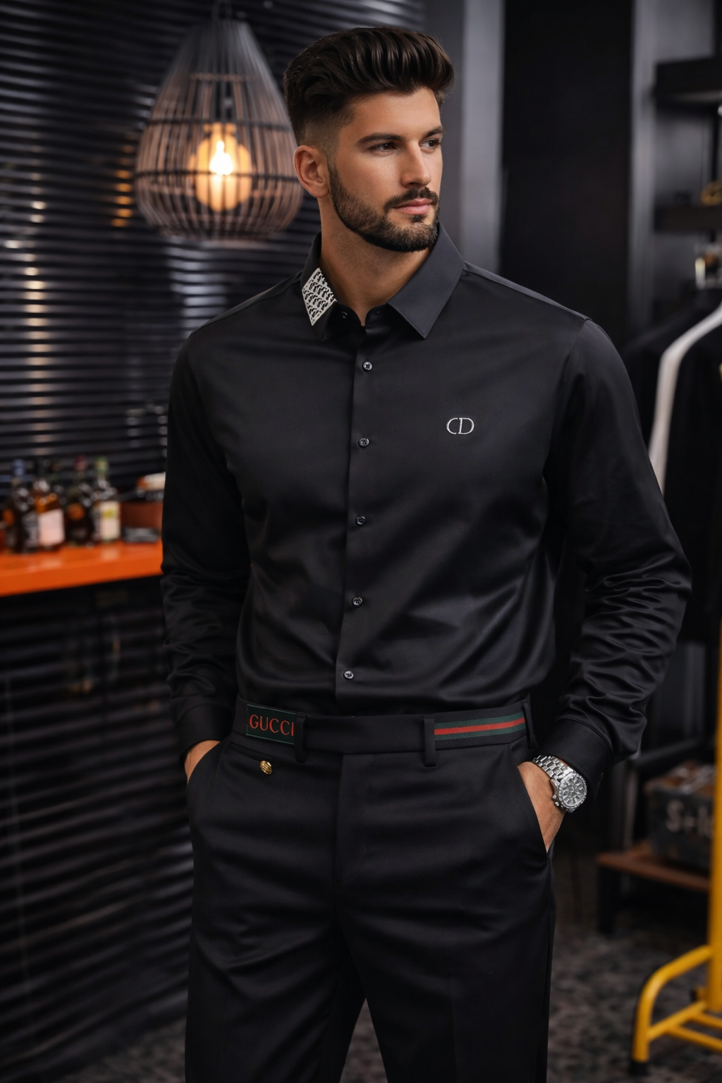 Fato Elegante Gucci com Camisa – Loja Luxury