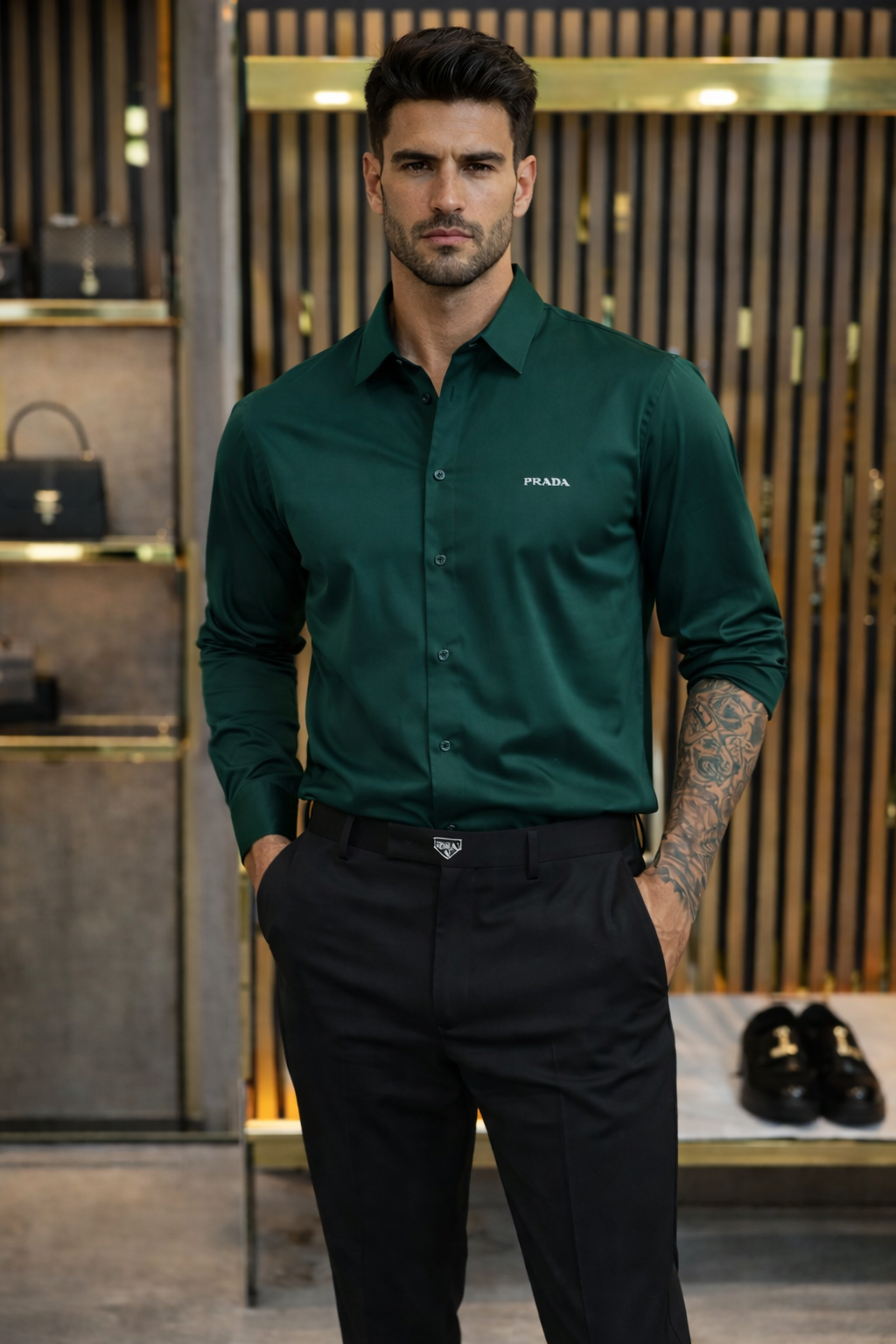 Conjunto Prada "Estilo Italiano": Camisola + Calça