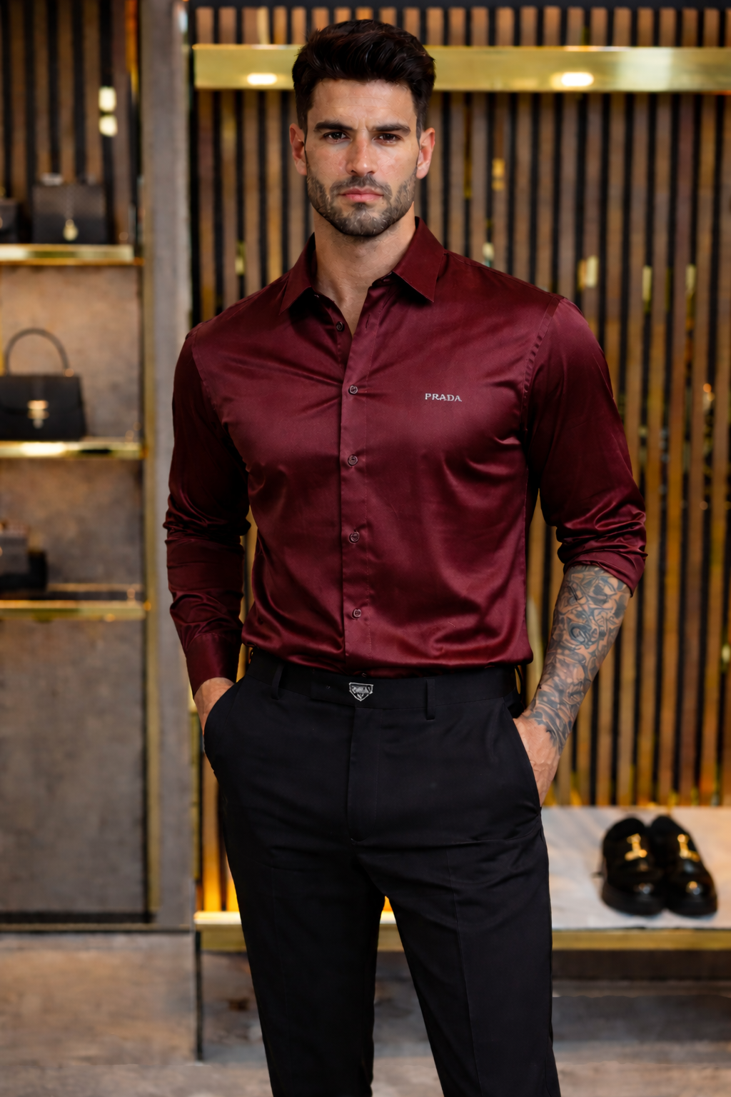 Conjunto Prada "Estilo Italiano": Camisola + Calça