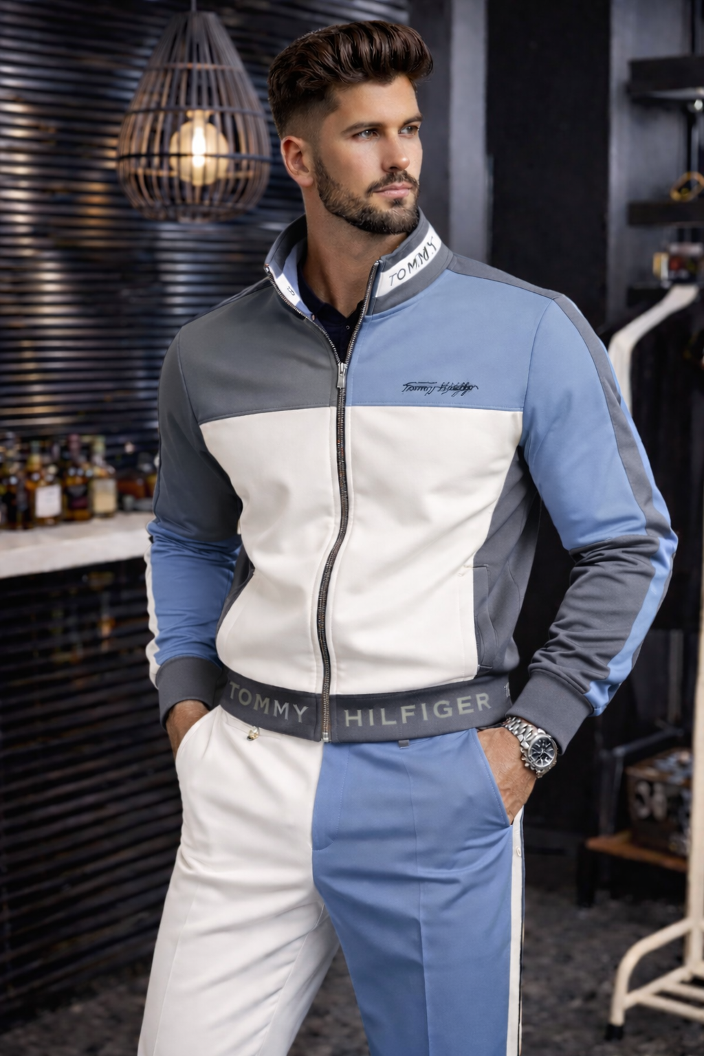 Elegante Tricolor Premium para Homem – Loja Luxury