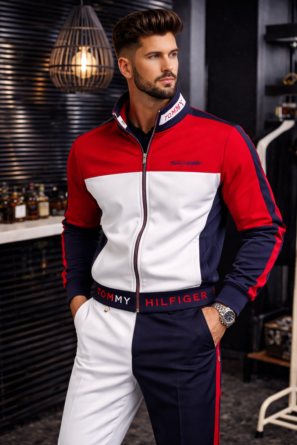 Elegante Tricolor Premium para Homem – Loja Luxury